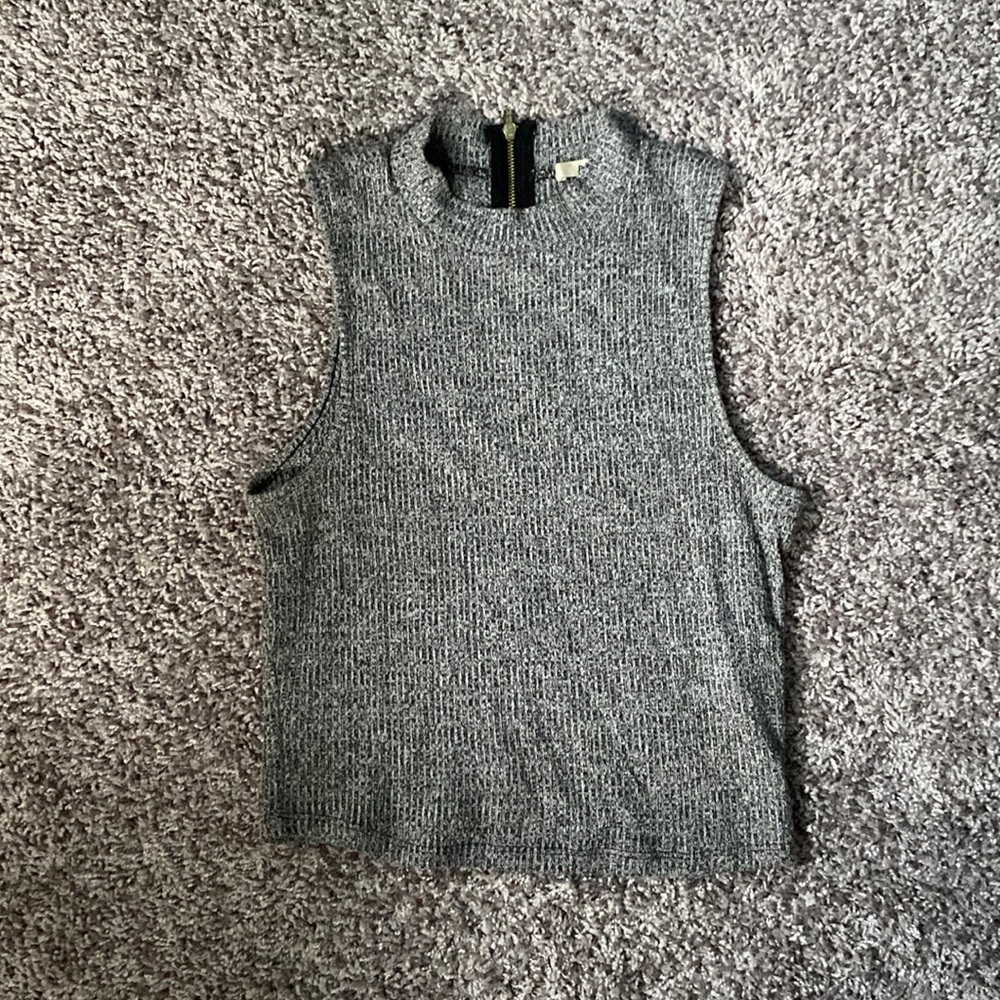 Black gray turtle tank top